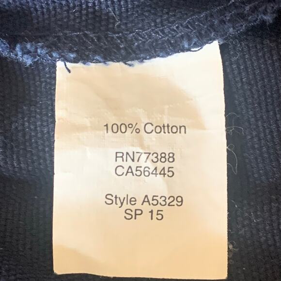 J. Crew Navy Blue 3" Inseam Elastic Waist Cotton Shorts  Size 00 - Picture 6 of 9